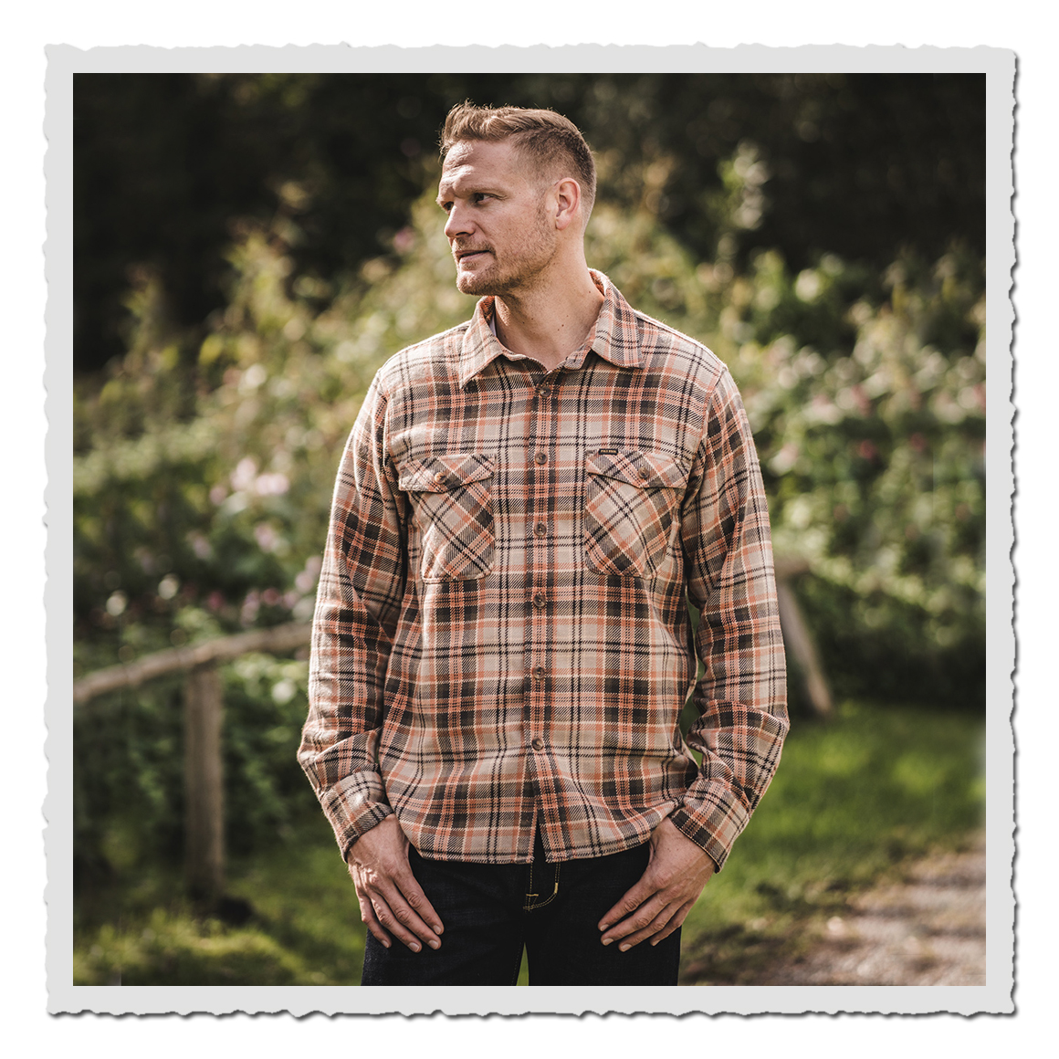 Workwear Hemd Herren kariert – Pike Brothers 1943 CPO Shirt Tahoe green